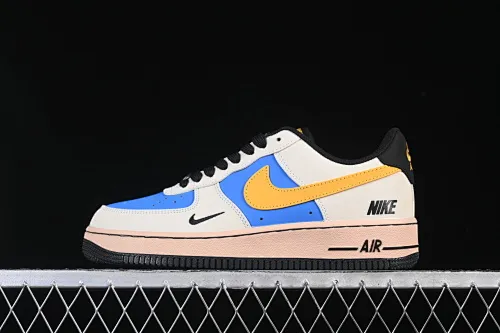All categories Nk Air Force 1 Air Force series Nk Air Force 1 Low Air Force low-top Nike Air Force 1'07 Low colorful stitching Air Force 1 low-top casual sneakers NH0601-577